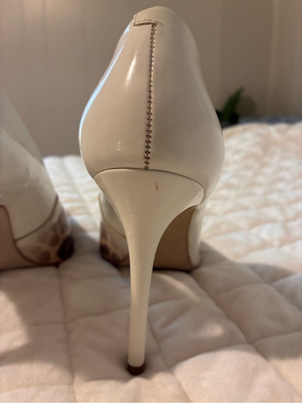 Steve Madden Leopard-Pattern Pointed-Toe Pumps, excellent shape. size 7 1/2 . - Picture 10 of 10